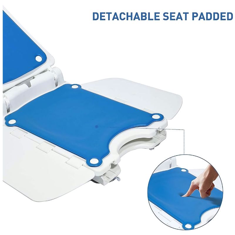 Bath Lift Chair by DJMed - Electric Automatic Patient Bathtub Lifter Seat