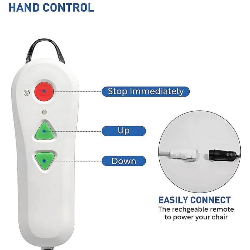 Bath Lift Chair by DJMed - Electric Automatic Patient Bathtub Lifter Seat