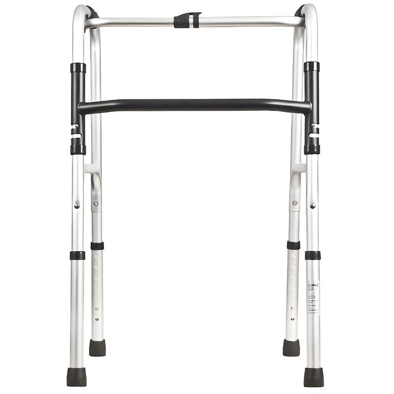 Deluxe Zimmer Frame Walker- Folding Aluminium Walking Frame by DJMed