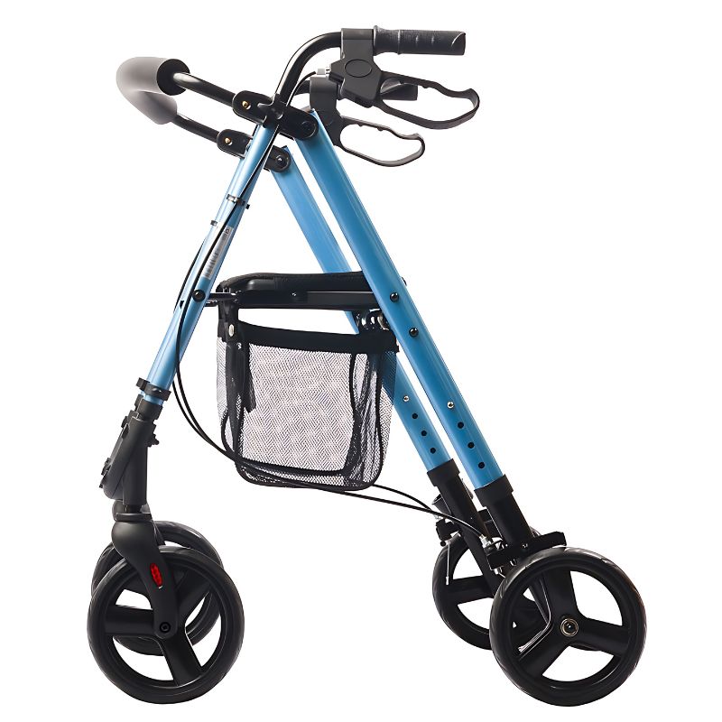 Lightweight Aluminium Rollator Wheelie Walker by DJMed