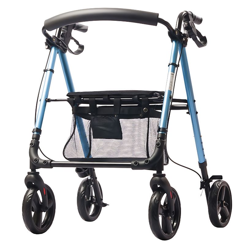 Lightweight Aluminium Rollator Wheelie Walker by DJMed