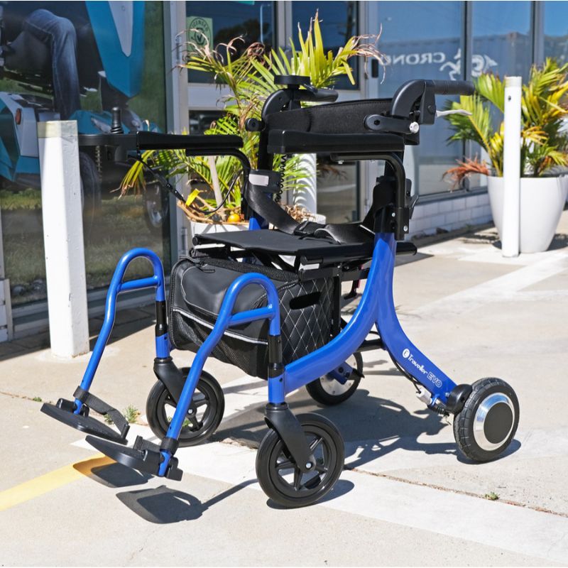 E-Traveller Evo Hybrid Electric Rollator Walker Wheelchair