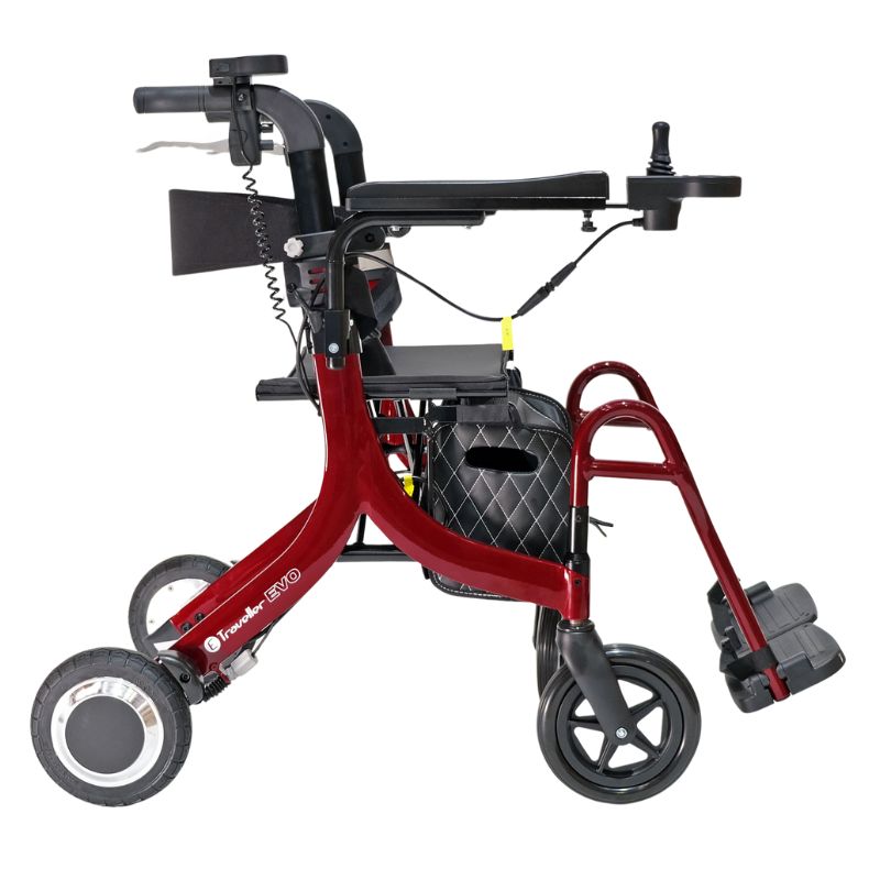 E-Traveller Evo Hybrid Electric Rollator Walker Wheelchair