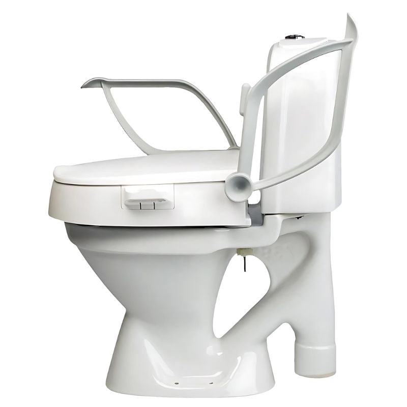 Etac Cloo Toilet Seat Raiser With Arms -  Elevated Toilet Bowl Seat Riser