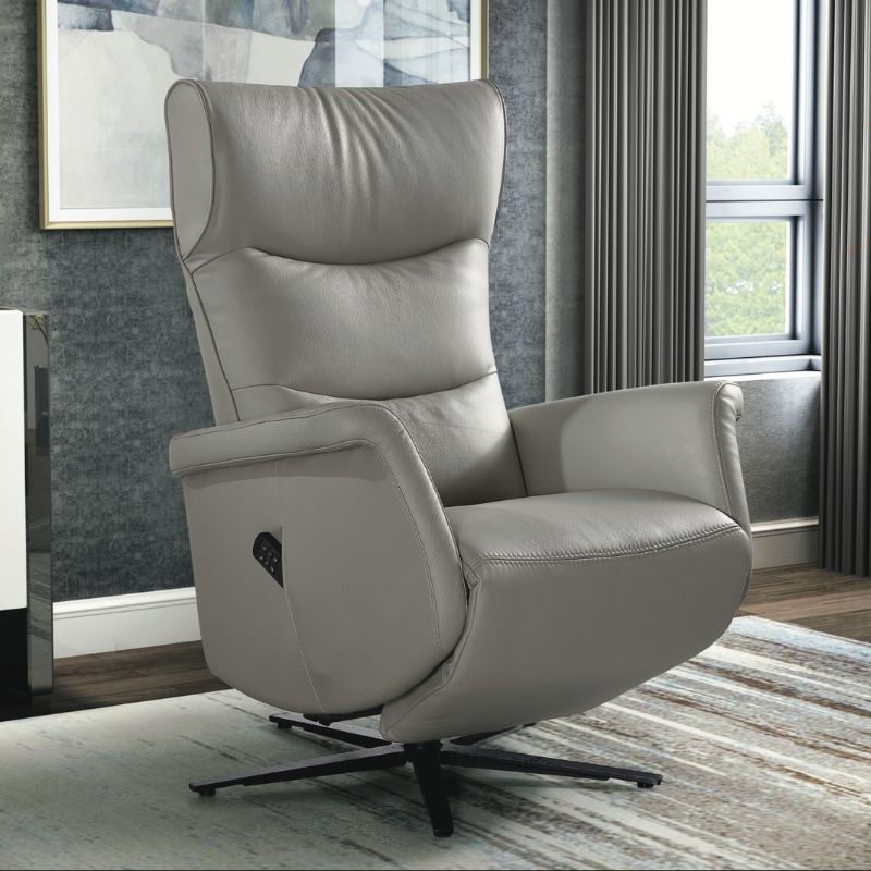 Mio Swivello Italian Leather Lift Chair and Recliner