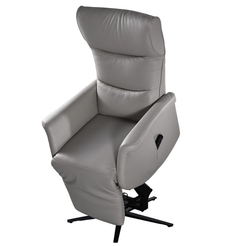 Mio Swivello Italian Leather Lift Chair and Recliner