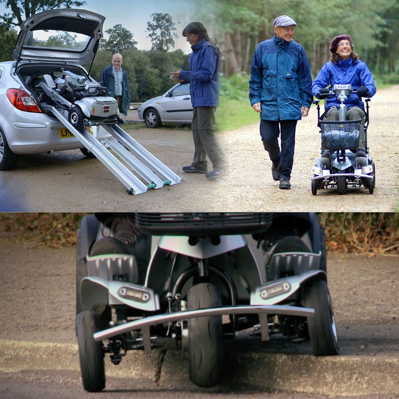 Quingo Flyte Mk2 Mobility Scooter With Self Loading Docking Station