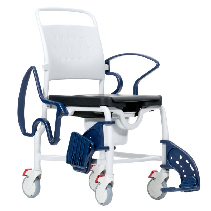 Rebotec Berlin Soft Seat Shower Commode Chair