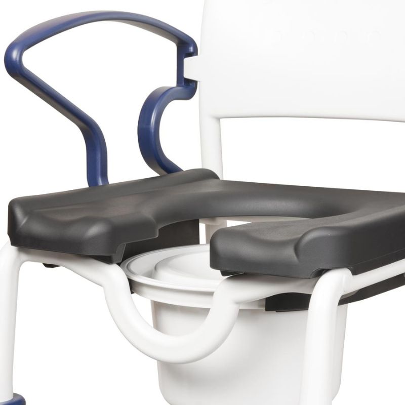 Rebotec Berlin Soft Seat Shower Commode Chair