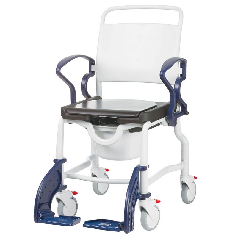 Rebotec Berlin Soft Seat Shower Commode Chair