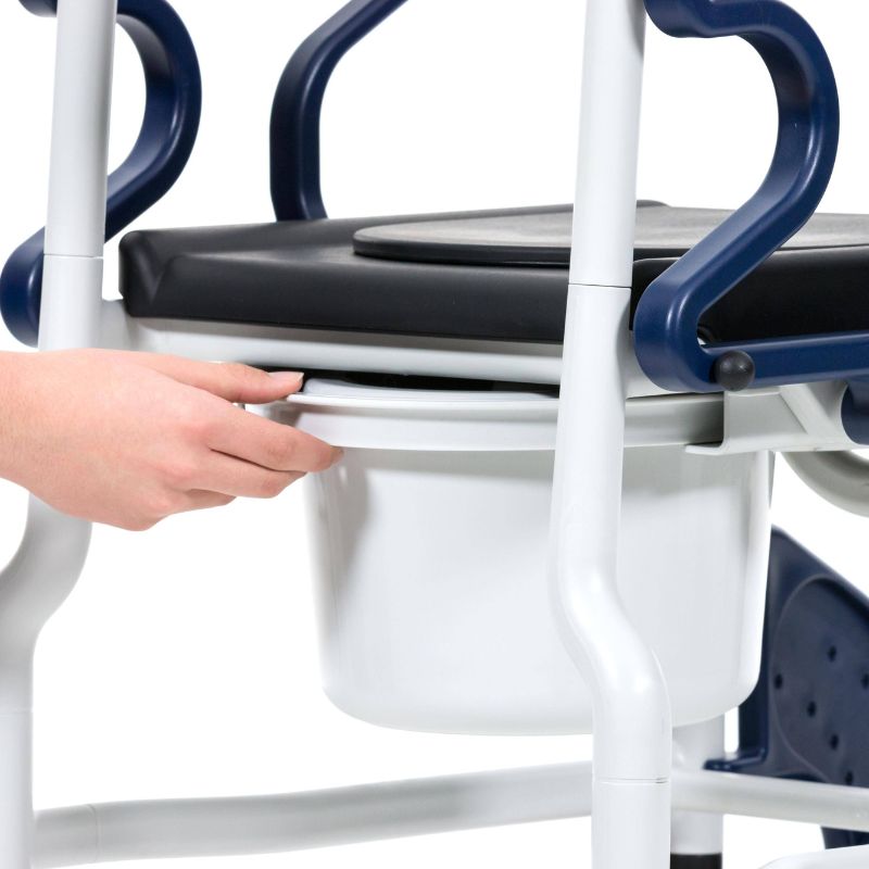 Rebotec Bremen Shower Commode Chair For Teenagers and Small Adults