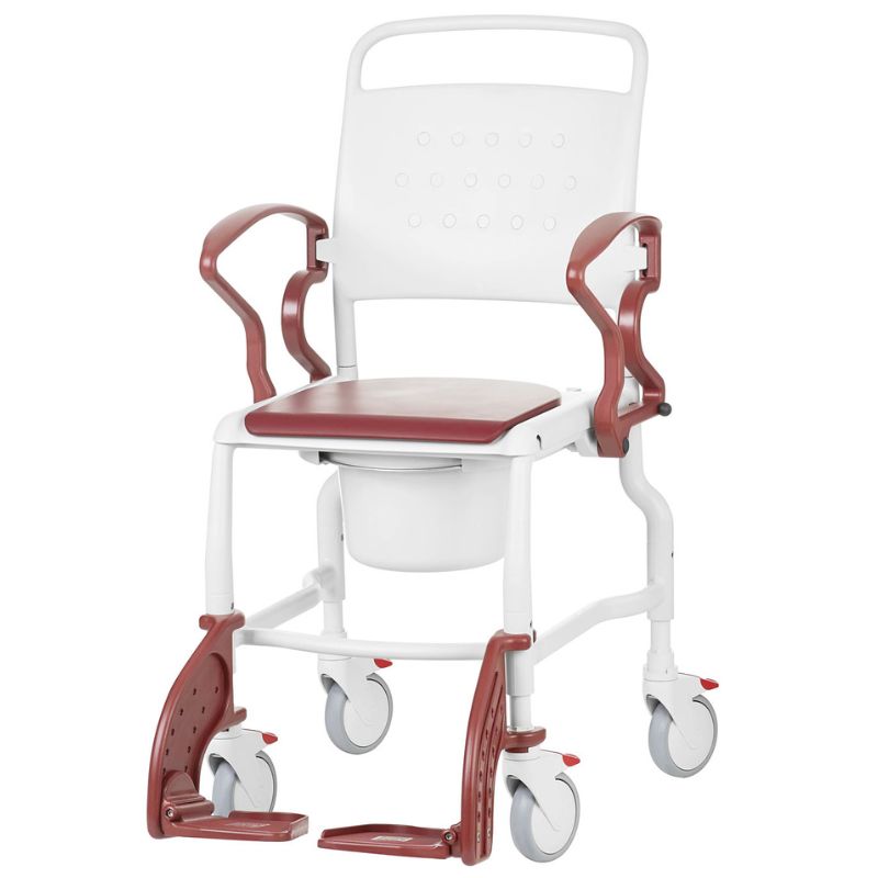 Rebotec Hamburg Height Adjustable Shower Commode Chair