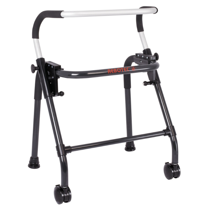 Rebotec Walk-On Walking Frame With Rollers- Aluminium Zimmer Frame Walker With Front Wheels