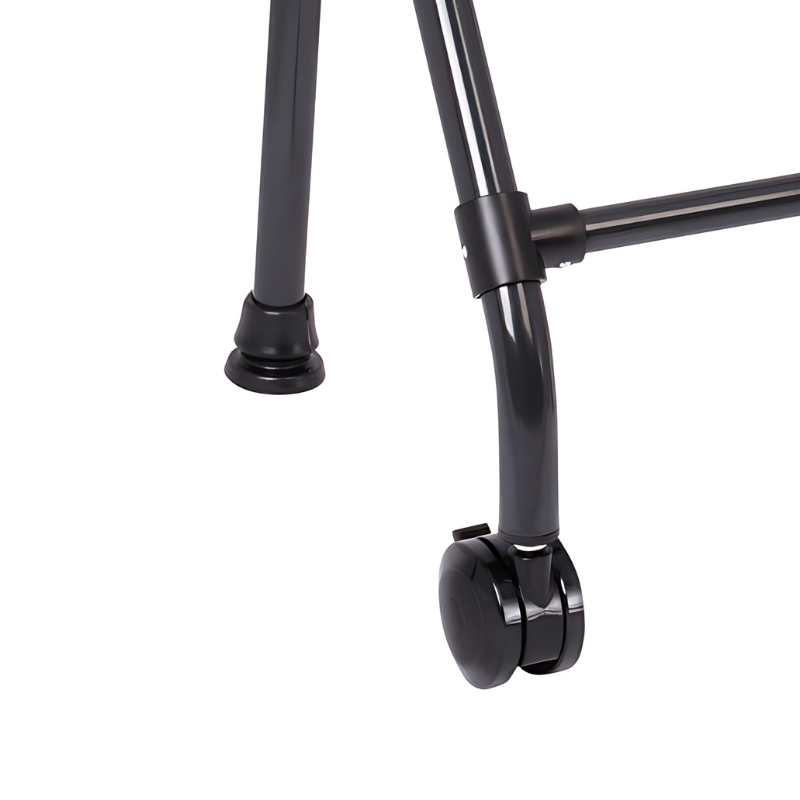 Rebotec Walk-On Walking Frame With Rollers- Aluminium Zimmer Frame Walker With Front Wheels