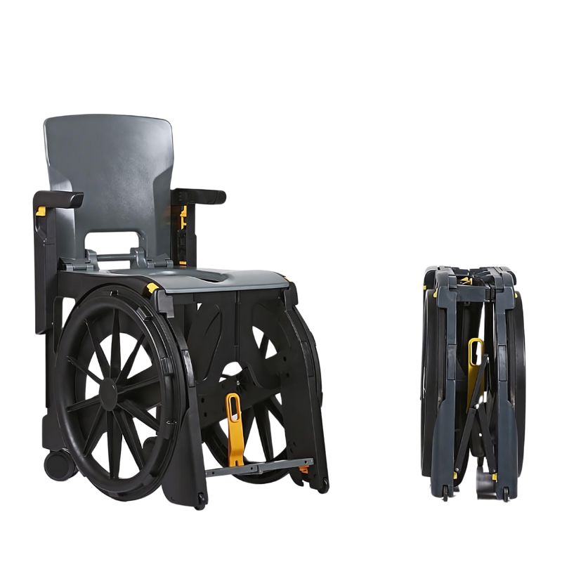 Seatara WheelAble Travel Shower Commode Wheelchair