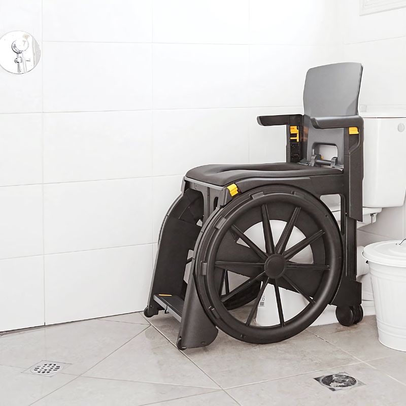 Seatara WheelAble Travel Shower Commode Wheelchair