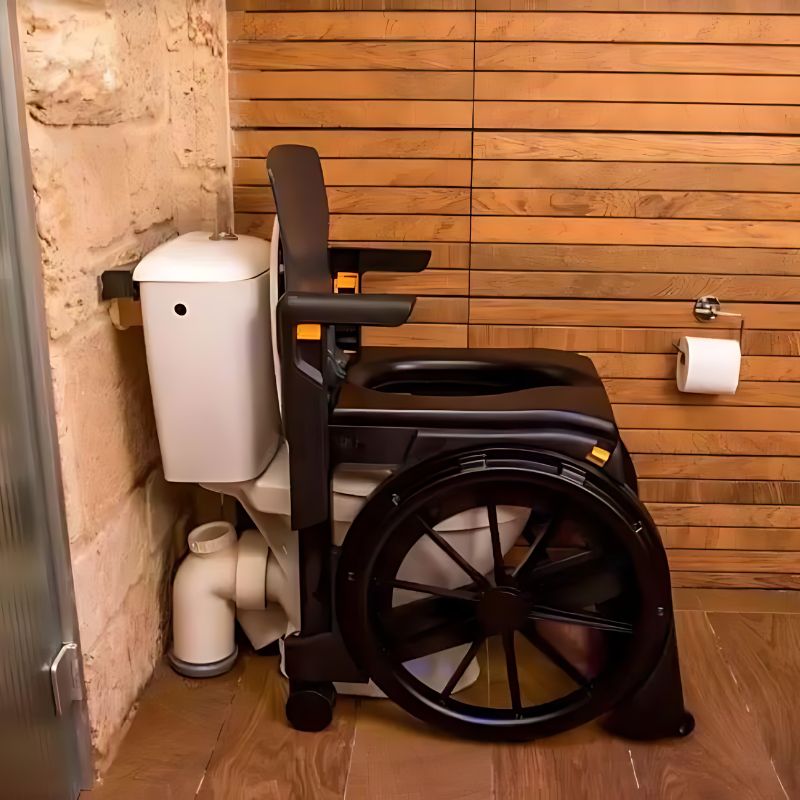 Seatara WheelAble Travel Shower Commode Wheelchair