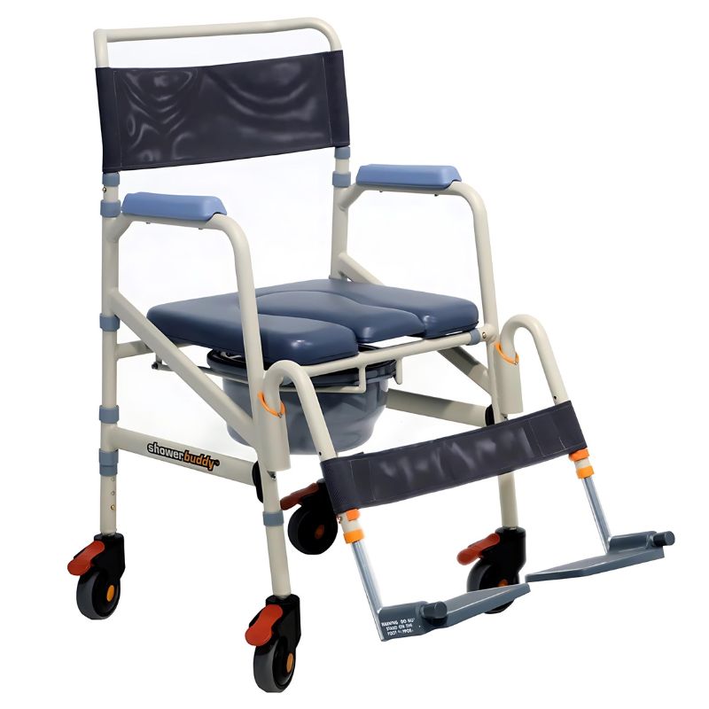 Showerbuddy Eco Traveller-Folding Shower Commode Chair For Travel